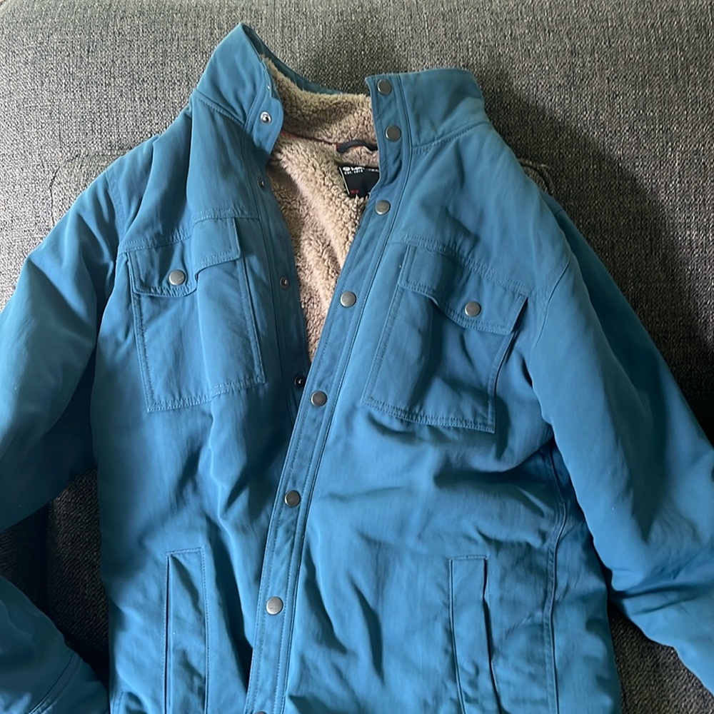 Marmot Jacket, Green/Blue, Medium, Warm